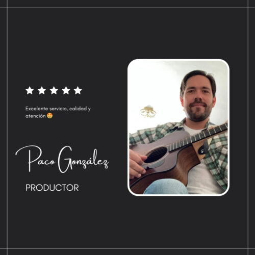 Servicios integrales para artistas musicales Testimonio Xobe Records Paco González