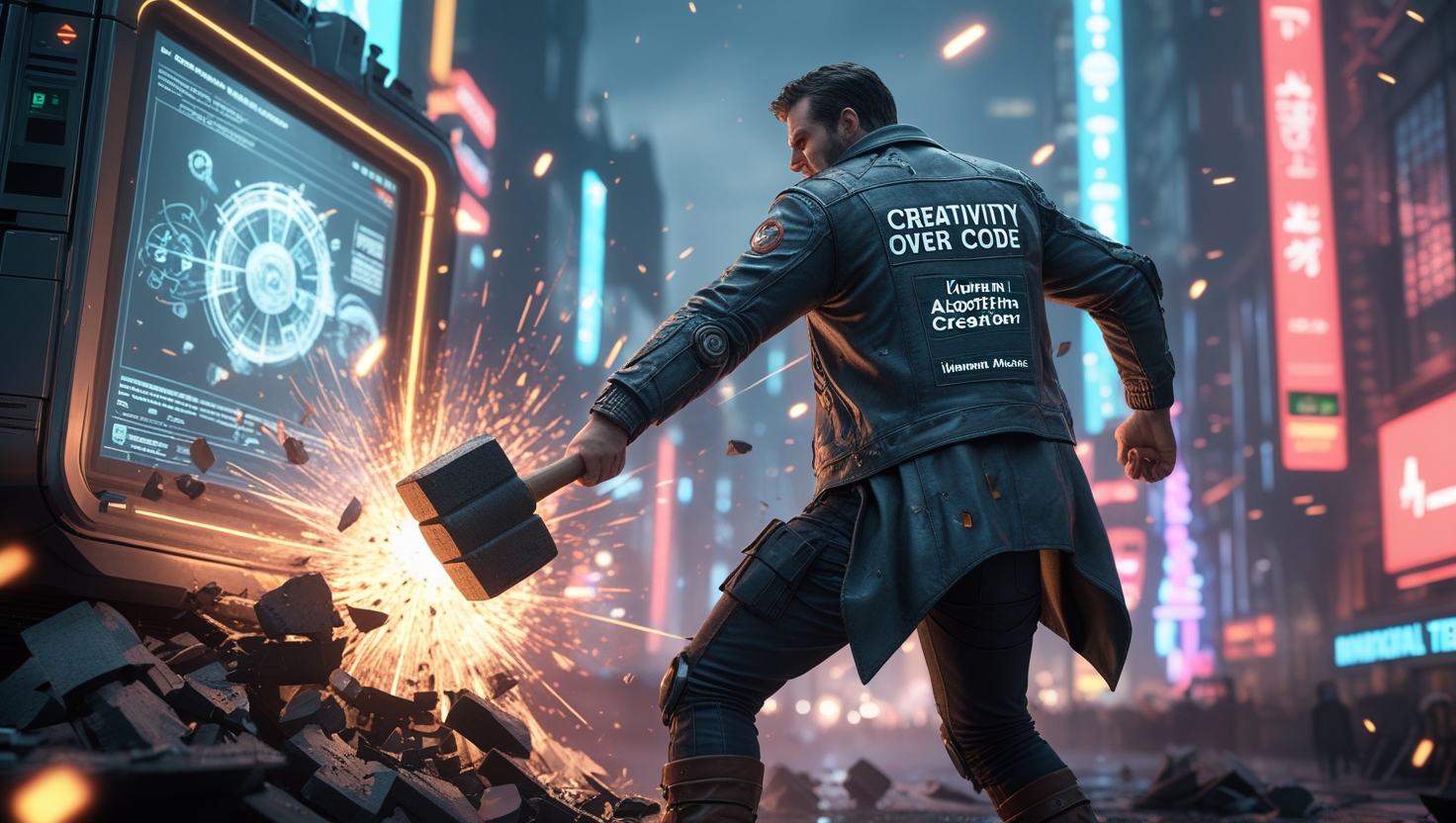 Neo Ludita Luditas IA antagonista en contra Negocio musical Inteligencia artificial